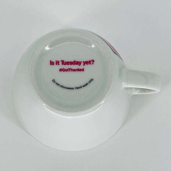 T-Mobile Tuesdays White Mug Valentines Day Hearts Love Coffee Mug /Tea Cup - NIB - Picture 10 of 16